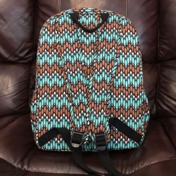 NWT Vera Bradley sierra stream campus backpack - Picture 3 of 4